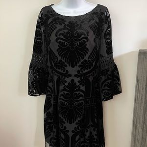 Eliza J Burnout Velvet Fit and Flare